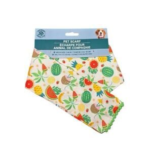Greenbrier International XS Multicolor Fruit Print Polyester Pet Scarf